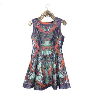 Pankaj & Nidhi (Anthropologie) Multicolor Mini Dress